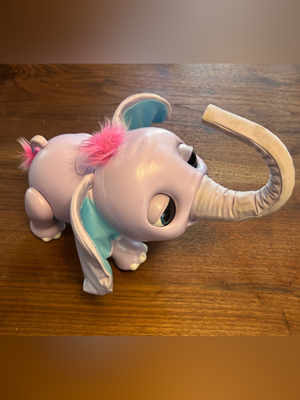Spin Master Juno My Baby Elephant Sounds Talks Interactive Toy purple pink blue